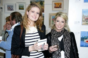 Rachel O'Malley & Caitriona Lawlor at the opening