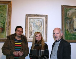 Gerard McGourty Millrace Gallery with Barotz Kolata  at No Grants Gallery opening