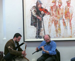 Traditional Musicians at the exhibition opening