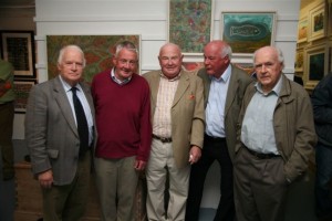 1 At the opening Oliver Moylan, Dessie O Malley, Dr Brian Maurer, Jerry Cahir and Dr D. Moylan.