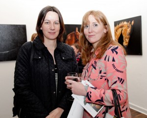 At the exhibition opening