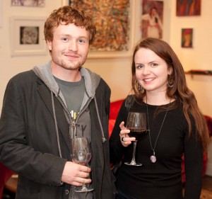 Kieran Bollard and Sorcha Mellon at the Art Auction Launch