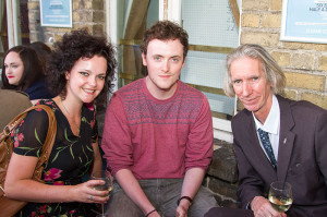 Sarah Manson, Robert Manson and Tony Strickland at the launch