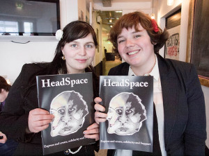 Naomi Elster and HeadSpace founder Orla Price (photo Sebastian Dooris)