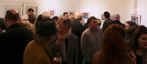 Some of the attendance at the Tom Mathews Exhibition opening in the Ranelagh Arts Centre
