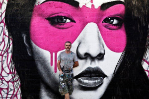 Fin Dac who was chosen as ‘Artist in Residence’ for 2014