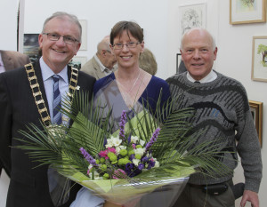 At the opening (Photo Pat Clarke)