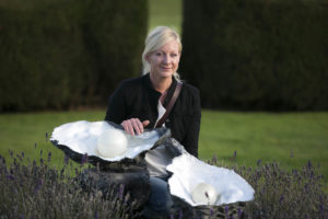 Sculptor Alva Gallagher from Donegal (photo Andres Poveda)