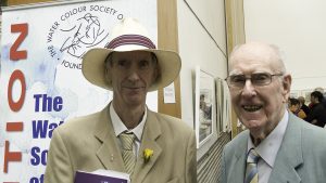 Tony Strickland and Aidan Doyle at the exhibition opening (photo Liam Madden)